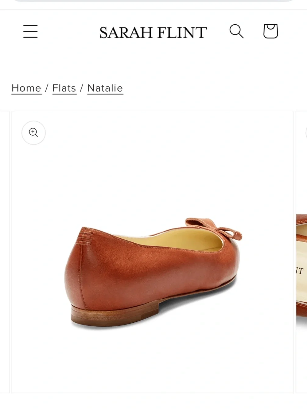 Sarah Flint - Natalie - Saddle Vachetta BRAND NEW IN BOX